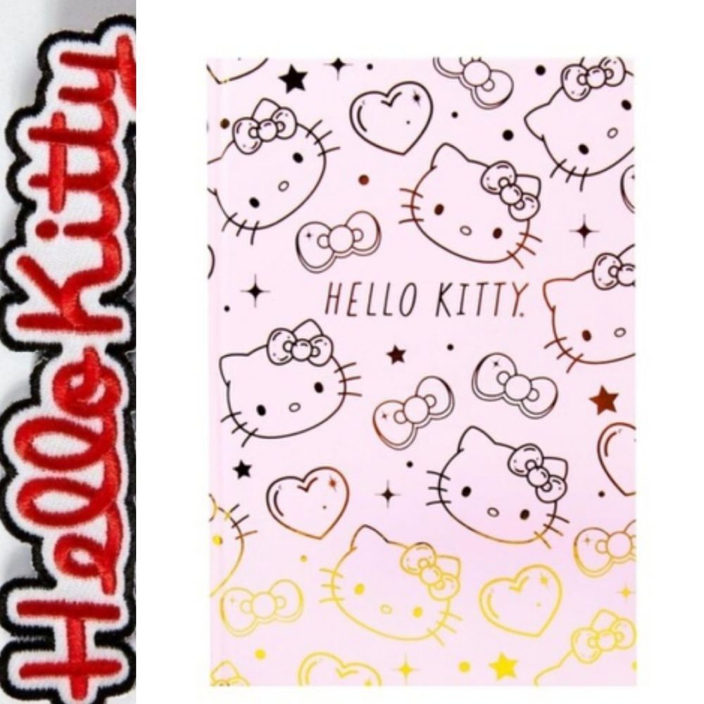 Hello Kitty Pink Gold Foil Journal